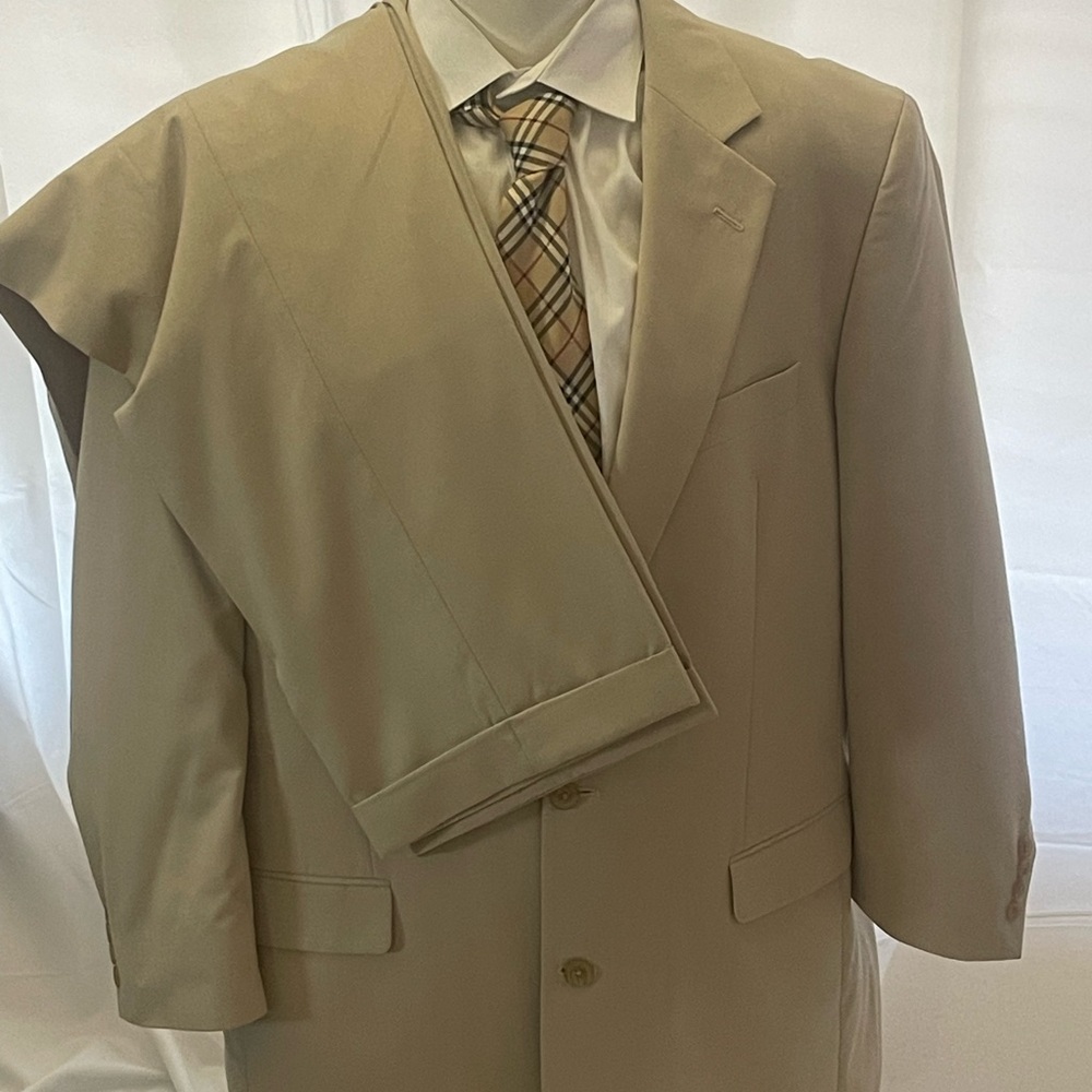 Geoffrey Beene Cream and Tan Jacket